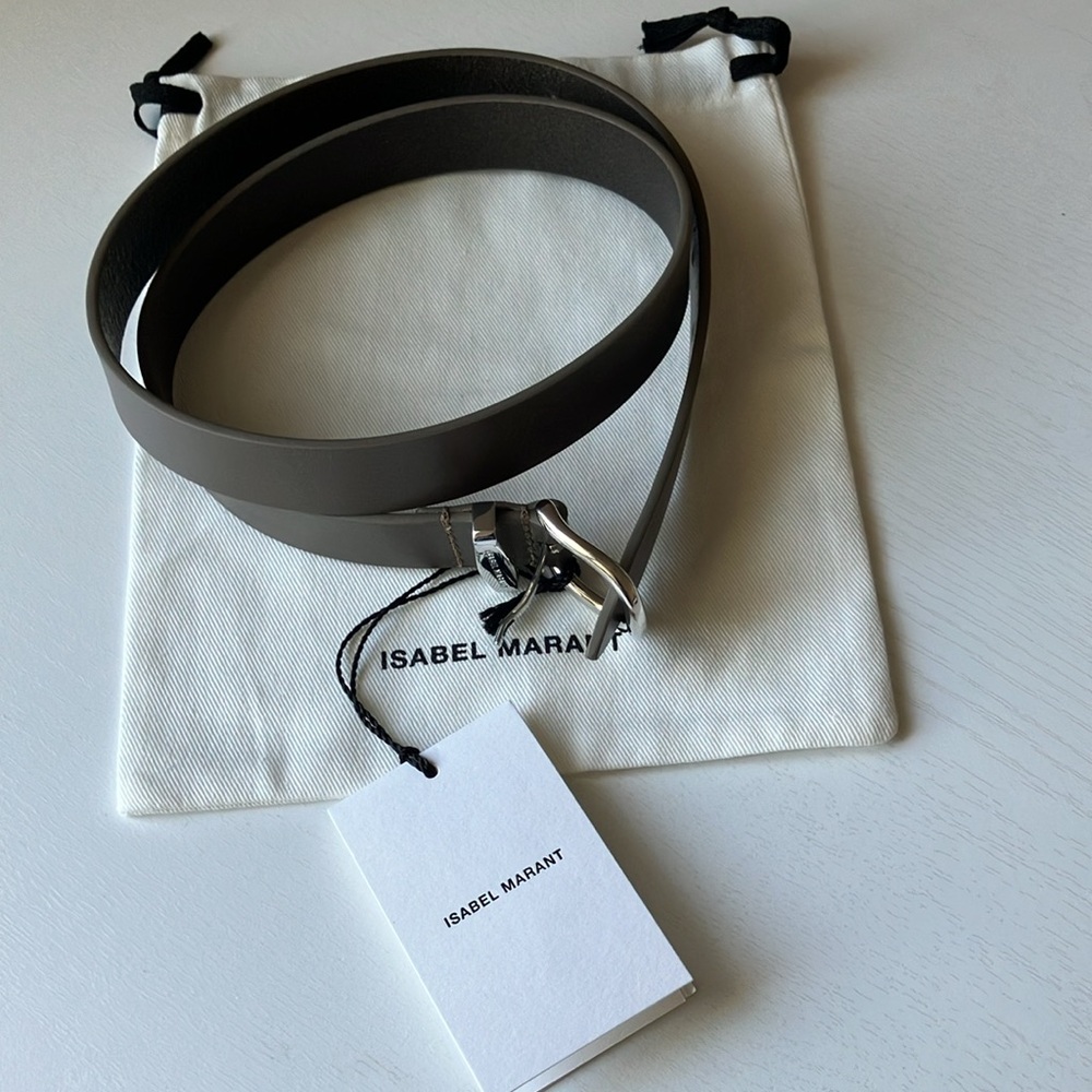 Isabel Marant Zadd Leather Belt (Size 80)NWT